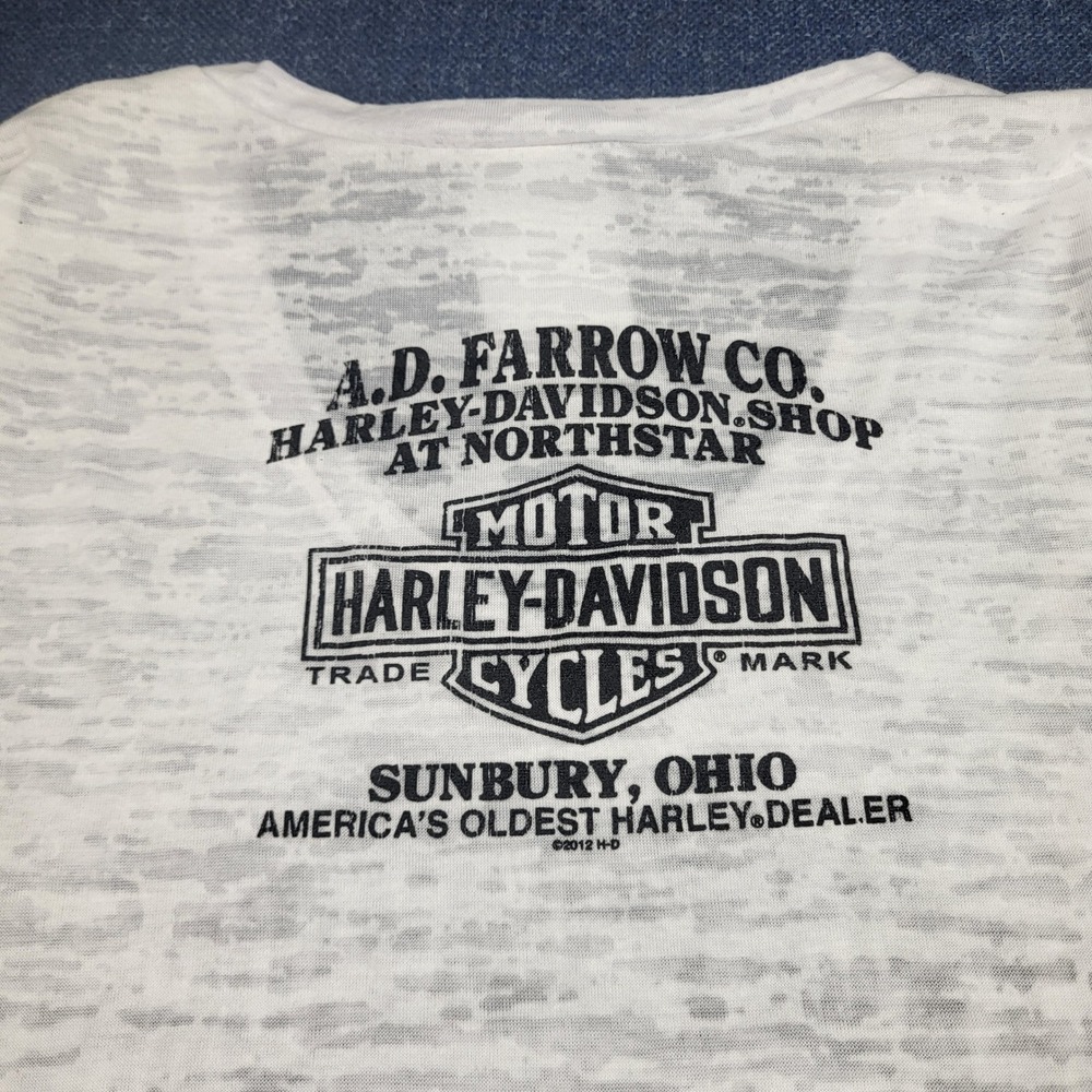 Harley Davidson Womens Graphic T-Shirt Bundle Lot of 3 XS S Biker Moto Tees - Picture 11 of 16